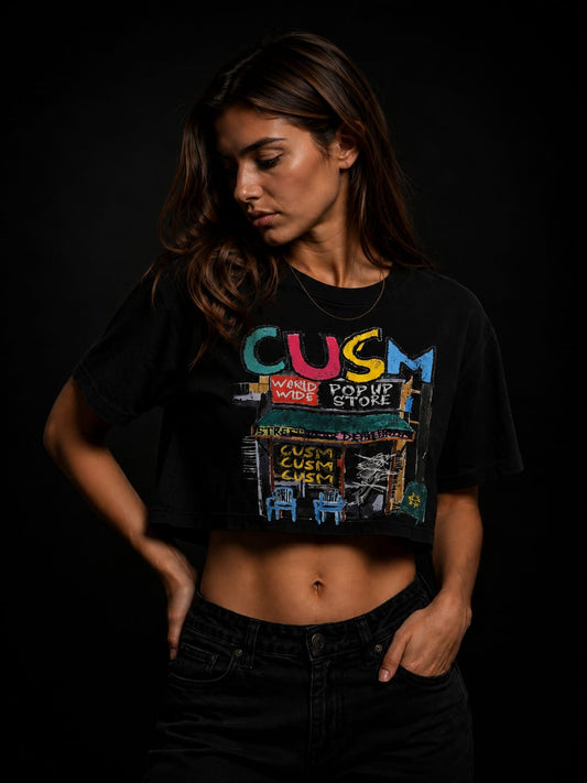 CH CROP TOP “Graffiti Chic’’